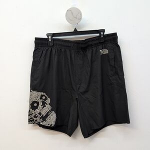 Liquid Death Instant Deathletic 4 Way Stretch Men's Shorts 7.5'' XL Black